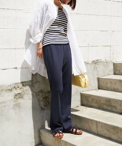 FREAK'S STORE（フリークスストア）の「【限定展開】 ポンチイージーパンツ（その他パンツ・レディース・イエロー/グリーン/ブラック/パープル/ネイビー/レッド・SMALL/MEDIUM/LARGE）」の8枚目の写真