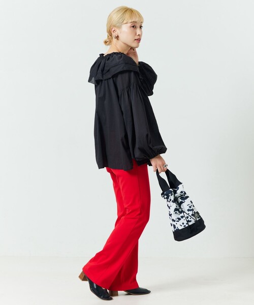 FREAK'S STORE（フリークスストア）の「【限定展開】 ポンチイージーパンツ（その他パンツ・レディース・イエロー/グリーン/ブラック/パープル/ネイビー/レッド・SMALL/MEDIUM/LARGE）」の17枚目の写真