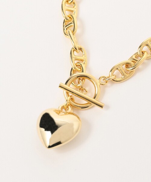 Ray BEAMS(レイビームス)の「マリンチェーン マンテル ハート ネックレス(ネックレス・レディース・シルバー/ゴールド・ONE SIZE)」の17枚目の写真