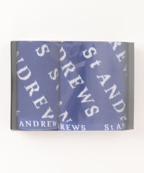 セール】【St ANDREWS】ロゴジャガードタオルセット（ゴルフ