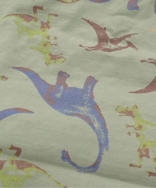 Ampersand(アンパサンド)の「総柄シューズバッグ(エコバッグ/サブバッグ・キッズ・ピンク/カーキ・FREE)」の4枚目の写真