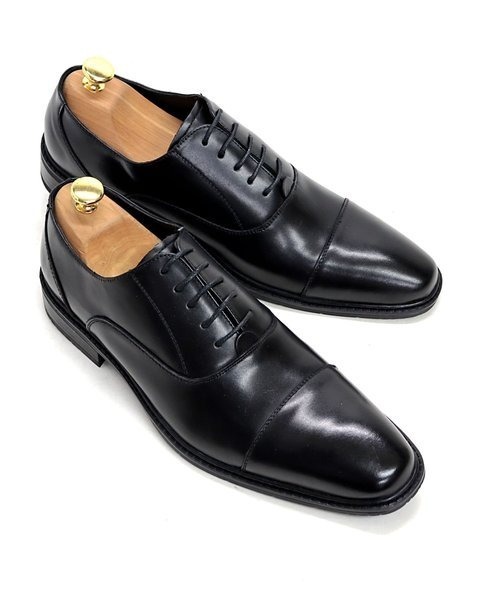 SARABANDE（サラバンド）の「本革スクエアトゥドレスシューズ（ドレスシューズ・メンズ・ブラック系2/ブラック系1/ブラウン系3/その他2/その他3/ブラウン系1/その他5/ブラウン系2/その他4/その他1/ブラック系3/ブラック系5/ブラウン系5/ブラウン系4/ブラック系4・41/44/40/50/47/46/45/42/43/39/48）」の2枚目の写真