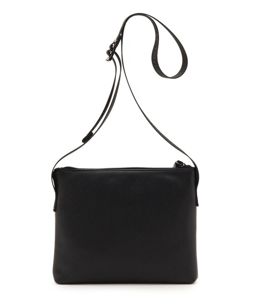 tk.TAKEO KIKUCHI（ティーケータケオキクチ）の「◆【WEB限定】レザー調サコッシュバッグ（ショルダーバッグ・メンズ・ブラック/ネイビー/ブラック系/ダークグリーン系/ブラック系5/ブラック系1/ダークブラウン・00）」の10枚目の写真