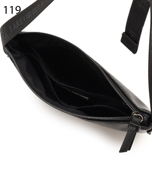 tk.TAKEO KIKUCHI（ティーケータケオキクチ）の「◆【WEB限定】レザー調サコッシュバッグ（ショルダーバッグ・メンズ・ブラック/ネイビー/ブラック系/ダークグリーン系/ブラック系5/ブラック系1/ダークブラウン・00）」の16枚目の写真