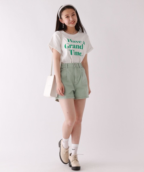 repipi armario(レピピ アルマリオ)の「バックレースアップショートパンツ(デニムパンツ・キッズ・アイボリー/ミント/ブルー系その他/ホワイト系/ブルー系その他2/グレー・SMALL/MEDIUM/LARGE)」の14枚目の写真
