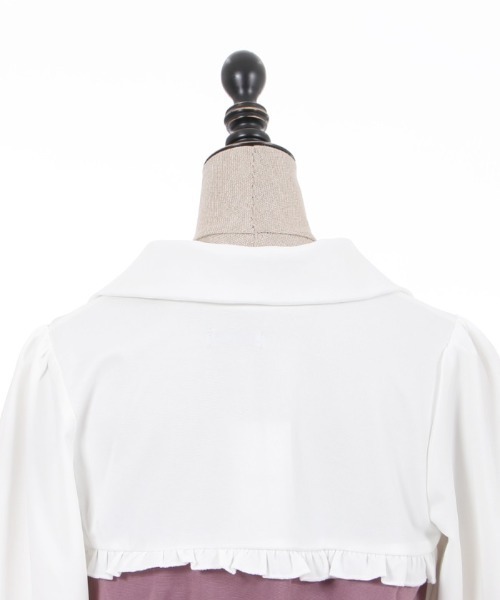 axes femme POETIQUE(アクシーズファムポエティック)の「ファスナーデザインミニワンピース(ワンピース・レディース・ブラック/ピンク/サックスブルー系・MEDIUM)」の16枚目の写真