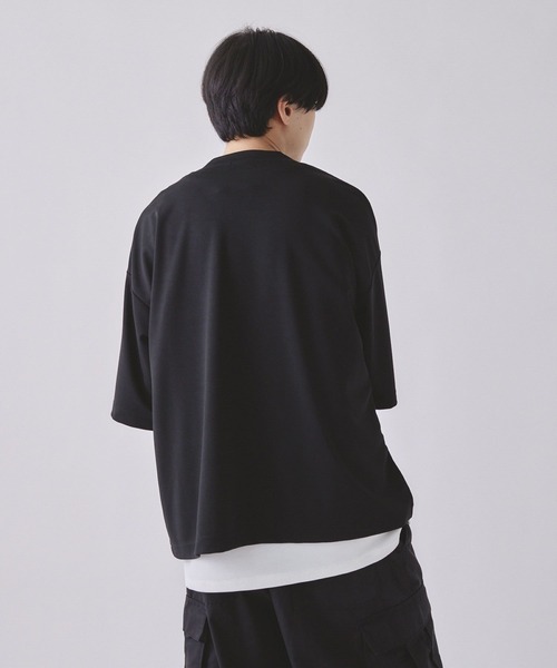 EDEL(エーデル)の「EDEL - エンボスロゴビッグシャツ(Tシャツ/カットソー・メンズ・ブルー/ブラック/グレイッシュベージュ・LARGE/MEDIUM)」の7枚目の写真