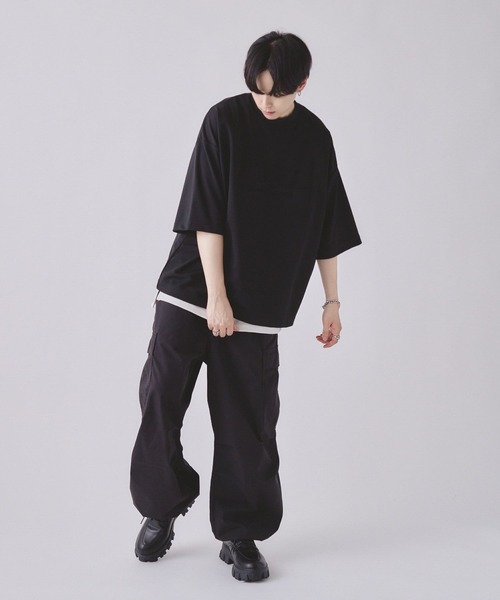 EDEL(エーデル)の「EDEL - エンボスロゴビッグシャツ(Tシャツ/カットソー・メンズ・ブルー/ブラック/グレイッシュベージュ・LARGE/MEDIUM)」の19枚目の写真