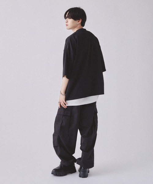 EDEL(エーデル)の「EDEL - エンボスロゴビッグシャツ(Tシャツ/カットソー・メンズ・ブルー/ブラック/グレイッシュベージュ・LARGE/MEDIUM)」の20枚目の写真