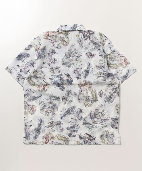 THE NORTH FACE（ザノースフェイス）の「ザ ノース フェイス THE NORTH FACE S/S Walls Shirt_ショートスリーブウォールズシャツ（シャツ/ブラウス・メンズ・ホワイト×グレー・L/M/XL）」の2枚目の写真