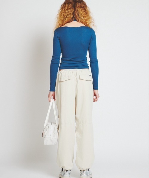 CRANK（クランク）の「韓国ブランド CRANK クランク STITCH RING TOTE BAG ハンドバッグ ミニバッグ ミニボストンバッグ（ハンドバッグ・レディース・アイボリー/ブラック/ピンク/ライム・ONE SIZE）」の16枚目の写真