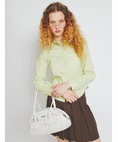 ★CRANK★STITCH RING TOTE BAG_LM★正規品/韓国直送料込/人気 ☆CRANK☆STITCH RING TOTE BAG_LM☆正規品/韓国直送料込/人気