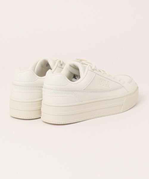 FILA（フィラ）の「FILA フィラ INTERFAIR レディース厚底スニーカー(インターフェア) 1TM01784E 142 ホワイト（スニーカー・レディース・アイボリー/ホワイト・24.0cm/23.0cm/25.0cm）」の4枚目の写真