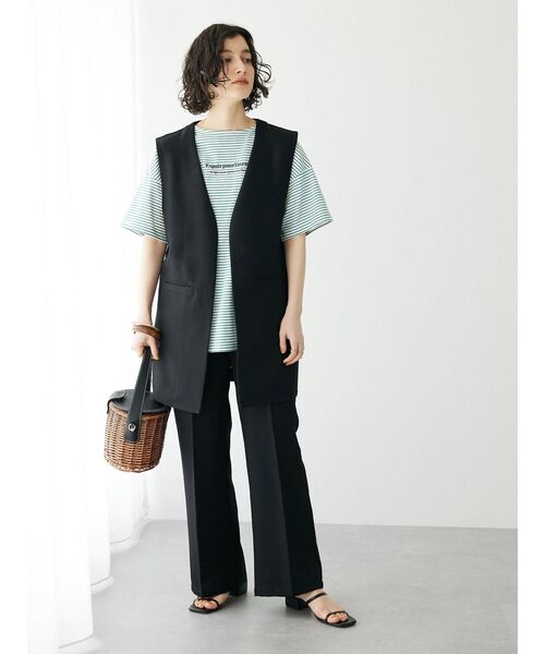 CRAFT STANDARD BOUTIQUE(クラフトスタンダードブティック)の「リネンライクパンツ(その他パンツ・レディース・ブラック/ブラウン/ベージュ・M/L)」の22枚目の写真