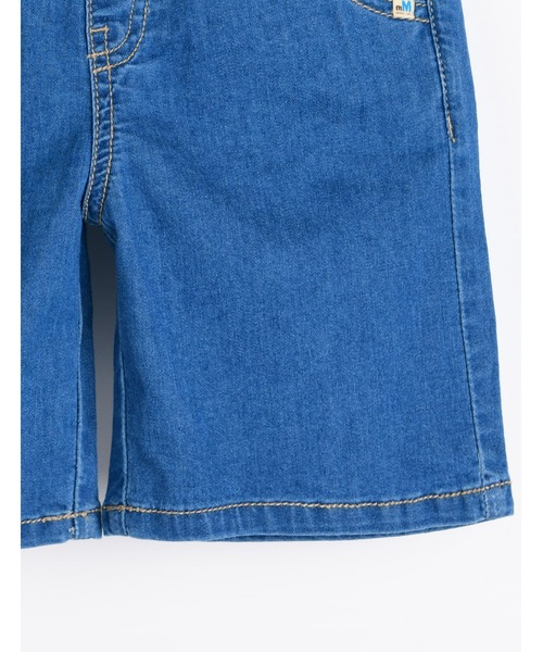 moimoln（モイモルン）の「フィッシュ＆チップ6分丈デニムパンツ（デニムパンツ・キッズ・インディゴブルー・100cm/110cm/120cm/130cm/140cm）」の4枚目の写真