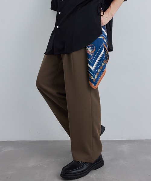 JUNRED（ジュンレッド）の「レトロプリントスカーフ（バンダナ/スカーフ・メンズ・ブルー/ブラック/ブラウン系その他2・FREE）」の18枚目の写真