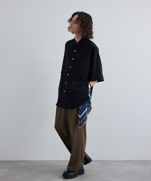 JUNRED（ジュンレッド）の「レトロプリントスカーフ（バンダナ/スカーフ・メンズ・ブルー/ブラック/ブラウン系その他2・FREE）」の19枚目の写真