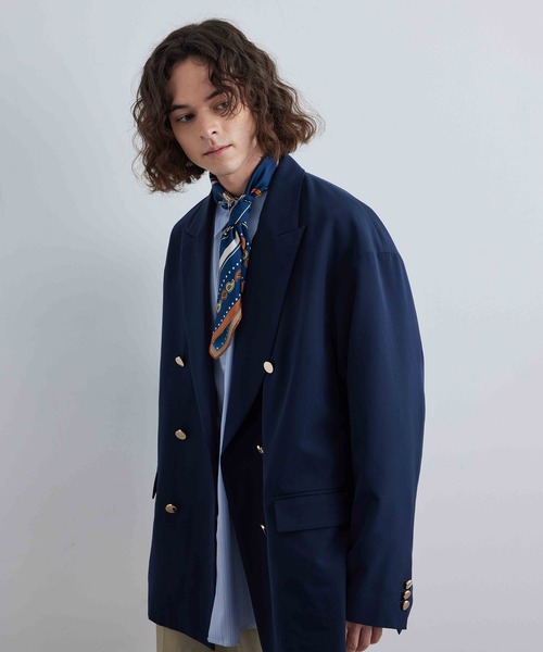 JUNRED（ジュンレッド）の「レトロプリントスカーフ（バンダナ/スカーフ・メンズ・ブルー/ブラック/ブラウン系その他2・FREE）」の21枚目の写真