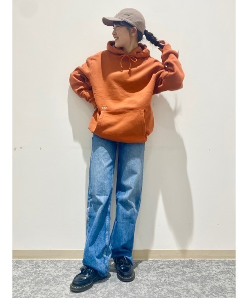 GAP(ギャップ)の「GAP1969ロゴ プルオーバーパーカー(ユニセックス)(パーカー・メンズ・ブルー/ワイン/オフホワイト/ブラック/オレンジ・M/XL/S/L/XS)」の13枚目の写真