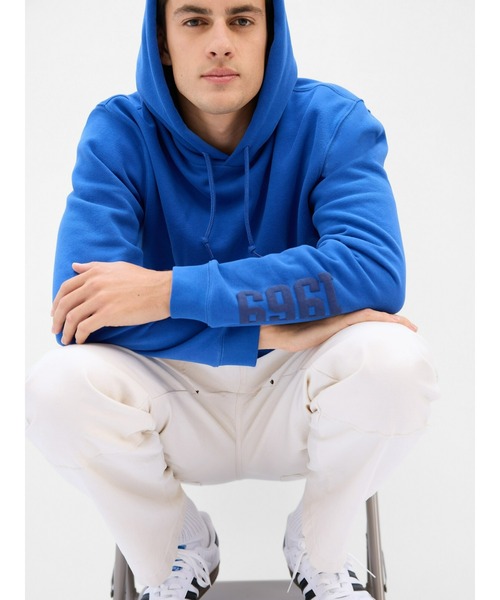 GAP(ギャップ)の「GAP1969ロゴ プルオーバーパーカー(ユニセックス)(パーカー・メンズ・ブルー/ワイン/オフホワイト/ブラック/オレンジ・M/XL/S/L/XS)」の6枚目の写真