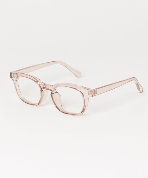 fredy emue（フレディエミュ）の「セルフレームメガネ（メガネ・レディース・ベージュ系その他4/ベージュ・FREE）」の6枚目の写真