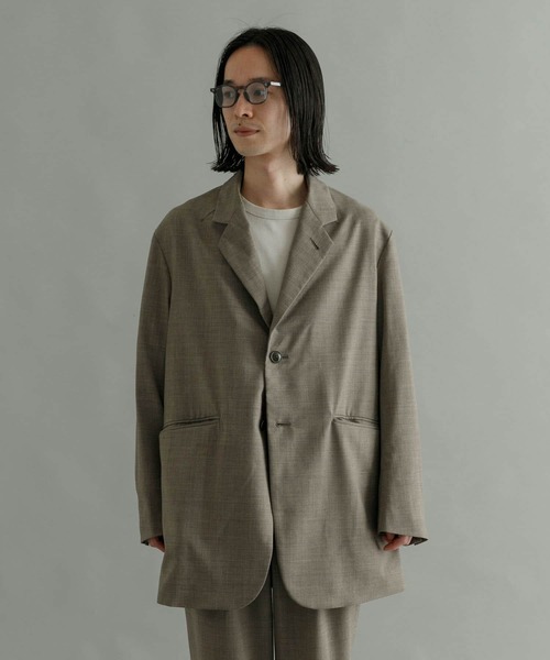 URU（ウル）の「URU　WOOL TROPICAL - 3B JACKET（その他アウター・メンズ・ネイビー/モカ・1/2）」の8枚目の写真