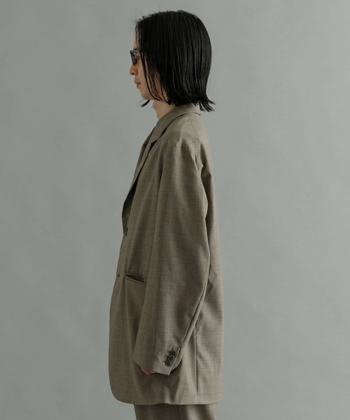 URU（ウル）の「URU　WOOL TROPICAL - 3B JACKET（その他アウター・メンズ・ネイビー/モカ・1/2）」の9枚目の写真