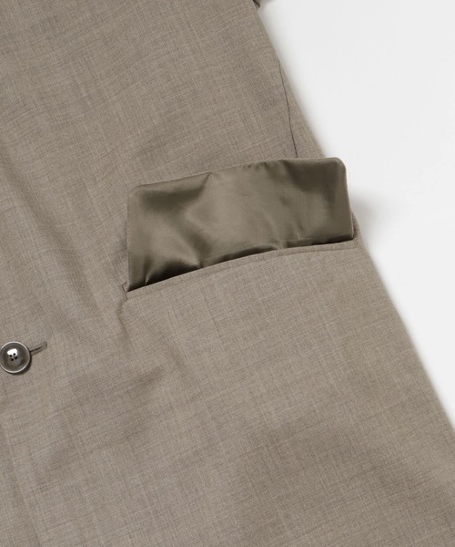 URU（ウル）の「URU　WOOL TROPICAL - 3B JACKET（その他アウター・メンズ・ネイビー/モカ・1/2）」の14枚目の写真