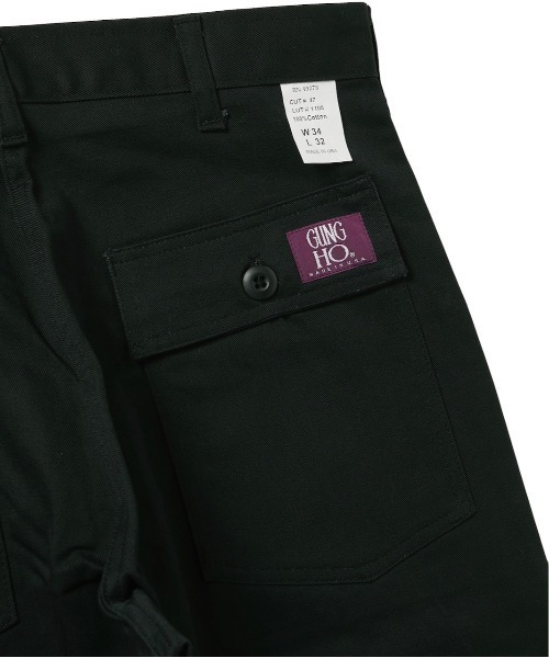 GUNGHO　34×32　ブラック GUNG HO（ガンホー）の「GUNG HO USA /ガンホー ORIGINAL FATIGUE