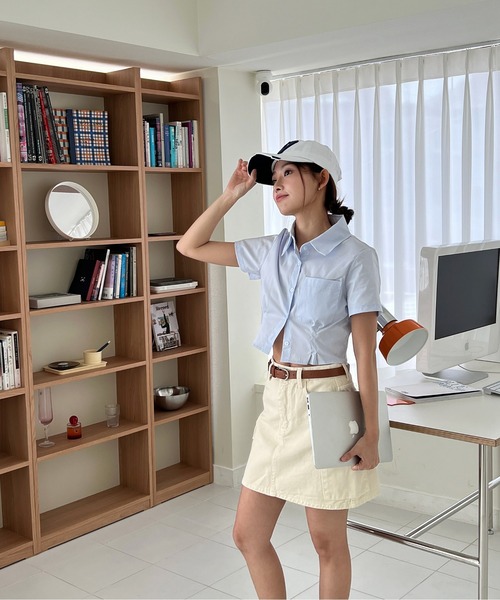 by muni:r（バイ ムニール）の「カジュアルレタリングキャップ（キャップ・レディース・グレー/ホワイト/ピンク・ONE SIZE）」の22枚目の写真