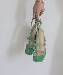 fredy emue | ヌードストラップヒールサンダル(サンダル)