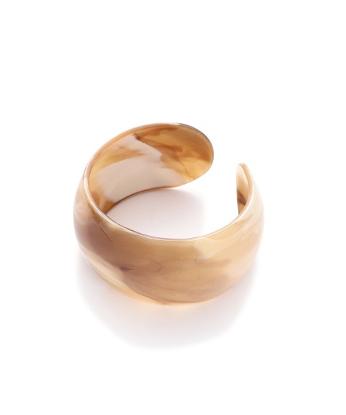 FREE'S MART（フリーズマート）の「マーブルバングル（バングル/リストバンド・レディース・ホワイト/ベージュ・ﾌﾘ-）」の10枚目の写真