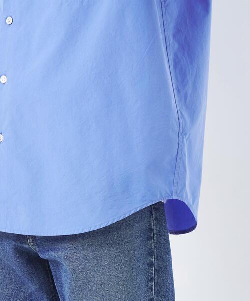 green label relaxing（グリーンレーベルリラクシング）の「トーマスメイソン ジャストルーズ レギュラーカラー 半袖 シャツ（シャツ/ブラウス・メンズ・ライトブルー/ライトグレー/その他1・S/M/L/XL/XXL）」の6枚目の写真