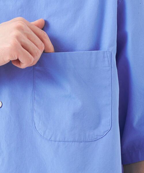 green label relaxing（グリーンレーベルリラクシング）の「トーマスメイソン ジャストルーズ レギュラーカラー 半袖 シャツ（シャツ/ブラウス・メンズ・ライトブルー/ライトグレー/その他1・S/M/L/XL/XXL）」の10枚目の写真