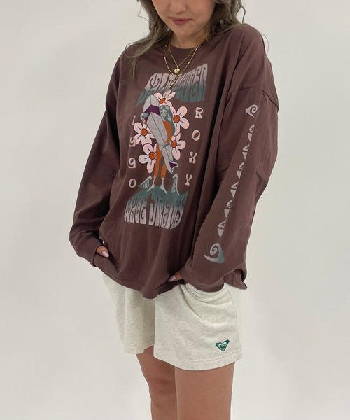ROXY(ロキシー)の「SPIN PANTS/ロキシーショートパンツ(その他パンツ・レディース・グレー/その他/マルチ・SMALL/MEDIUM/LARGE)」の2枚目の写真