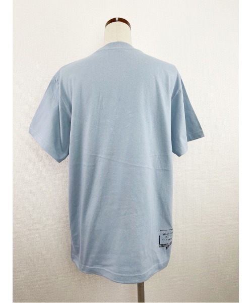 WORLD WIDE LOVE!(ワールドワイドラブ)の「デッドバガーセットTシャツ(Tシャツ/カットソー・レディース・グレイッシュブルー/トップグレー/オフホワイト・1)」の13枚目の写真