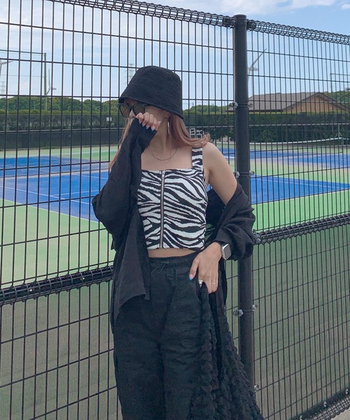 non-hedge(ノンヘッジ)の「ZIPキャミソール(キャミソール・レディース・ゼブラ・F)」の15枚目の写真