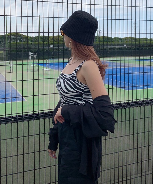 non-hedge(ノンヘッジ)の「ZIPキャミソール(キャミソール・レディース・ゼブラ・F)」の13枚目の写真