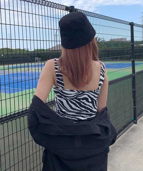 non-hedge(ノンヘッジ)の「ZIPキャミソール(キャミソール・レディース・ゼブラ・F)」の7枚目の写真