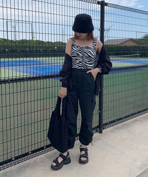 non-hedge(ノンヘッジ)の「ZIPキャミソール(キャミソール・レディース・ゼブラ・F)」の11枚目の写真