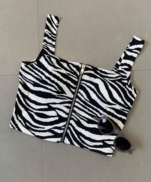 non-hedge(ノンヘッジ)の「ZIPキャミソール(キャミソール・レディース・ゼブラ・F)」の14枚目の写真
