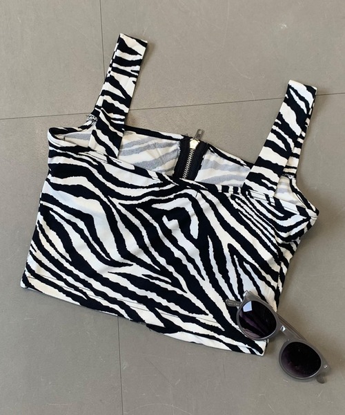 non-hedge(ノンヘッジ)の「ZIPキャミソール(キャミソール・レディース・ゼブラ・F)」の8枚目の写真
