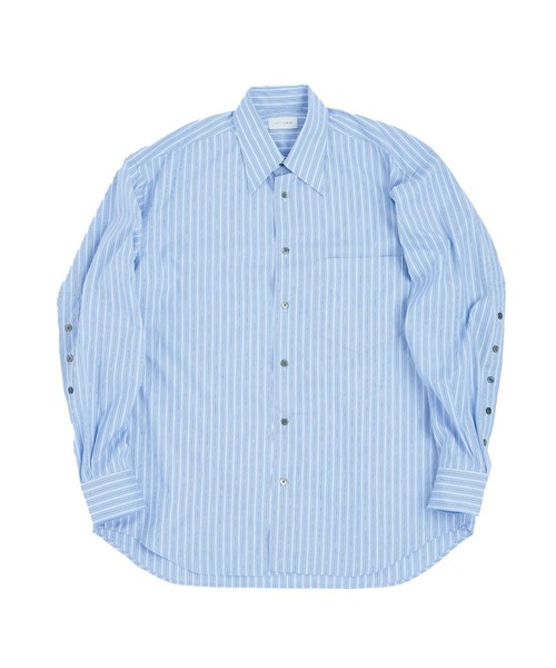 LITTLEBIG（リトルビッグ）の「【LITTLEBIG/リトルビック】Stripe Open SH（シャツ/ブラウス・メンズ・ホワイト/ブルー・44/46）」の2枚目の写真