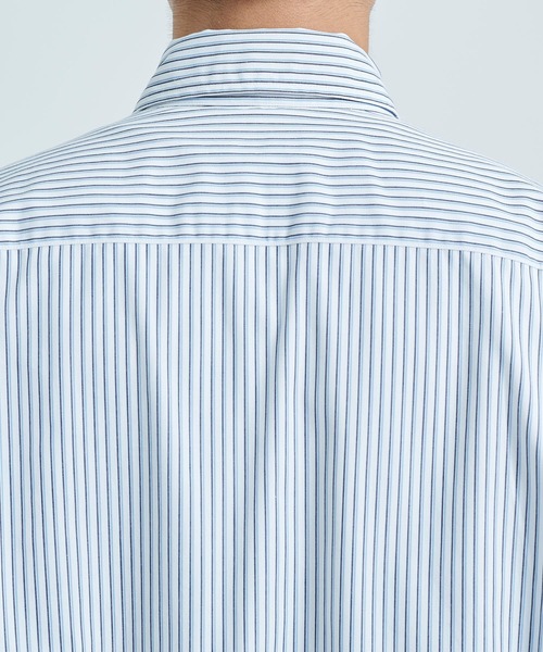 LITTLEBIG（リトルビッグ）の「【LITTLEBIG/リトルビック】Stripe Open SH（シャツ/ブラウス・メンズ・ホワイト/ブルー・44/46）」の12枚目の写真