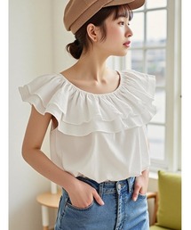 Edit Sheen | 2wayフリルカラーブラウス(シャツ/ブラウス)