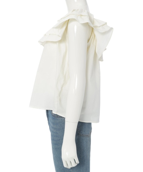 Edit Sheen(エディットシーン)の「2wayフリルカラーブラウス(シャツ/ブラウス・レディース・ホワイト/アイボリー・M)」の20枚目の写真