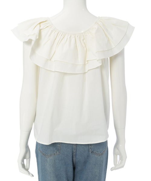 Edit Sheen(エディットシーン)の「2wayフリルカラーブラウス(シャツ/ブラウス・レディース・ホワイト/アイボリー・M)」の18枚目の写真