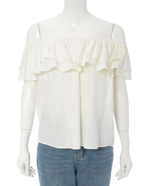 Edit Sheen(エディットシーン)の「2wayフリルカラーブラウス(シャツ/ブラウス・レディース・ホワイト/アイボリー・M)」の16枚目の写真