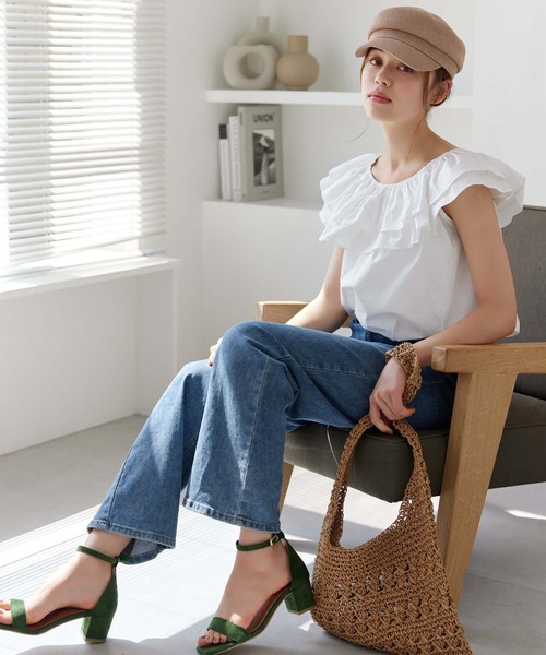 Edit Sheen(エディットシーン)の「2wayフリルカラーブラウス(シャツ/ブラウス・レディース・ホワイト/アイボリー・M)」の17枚目の写真