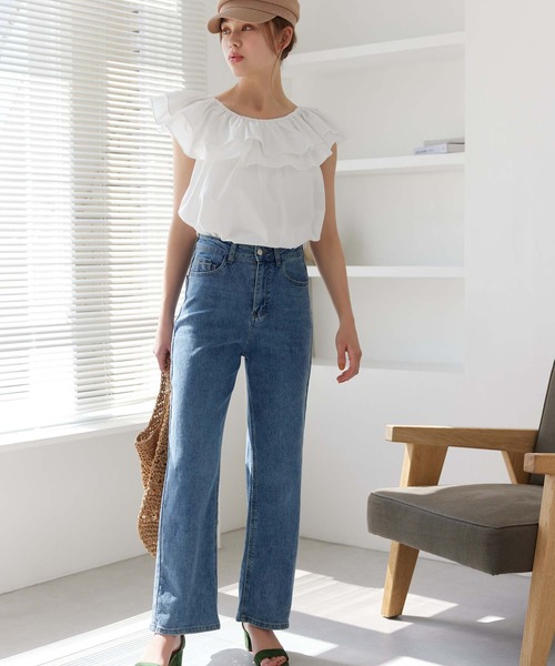 Edit Sheen(エディットシーン)の「2wayフリルカラーブラウス(シャツ/ブラウス・レディース・ホワイト/アイボリー・M)」の21枚目の写真